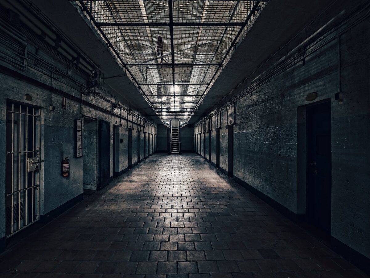 Geelong Gaol cell block corridor